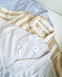 Áo Sơ Mi Tay Ngắn Linen Kẻ sọc Form Regular 2409008