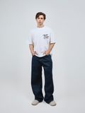 Quần Dài Jean Nam Form Wide Legs 2401021