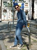 Quần Jean Nam Denim Trơn Form Slimfit 0421
