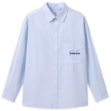 Áo Sơ Mi Tay Dài Cotton Sọc Dọc Form Oversize 2310014