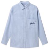 Áo Sơ Mi Tay Dài Cotton Sọc Dọc Form Oversize 2310014