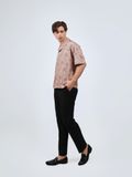 Áo Sơ Mi Tay Ngắn Cotton In Form Oversize 2409009