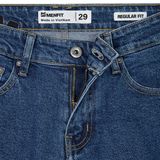 Quần Jean Nam Cotton Trơn Form Regular 2305023