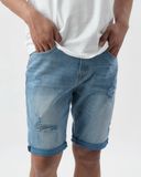 Quần Short Nam Denim Trơn Form Slimfit S424-SN