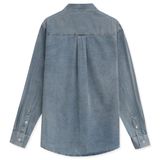 Áo Sơ Mi Nam Tay Dài Jeans Trơn Form Regular 6002