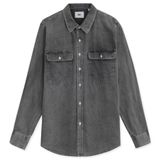 Áo Sơ Mi Nam Tay Dài Jeans Trơn Form Regular 6002