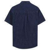 Áo Sơ Mi Nam Tay Ngắn Denim Trơn Form Oversize 2212063 OVS -NL