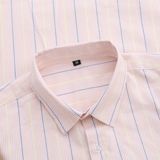 Áo Sơ Mi Nam Tay Ngắn Cotton Họa Sọc Form Slim Fit 2210059-TH