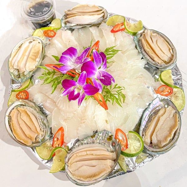  Sashimi Cá Bơn Nâu 