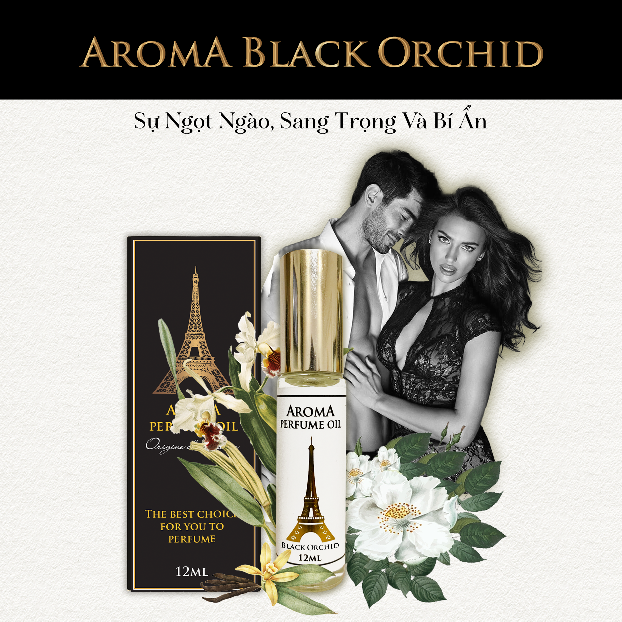 Aroma Black Orchird – Tinh dầu nước hoa Pháp Nữ