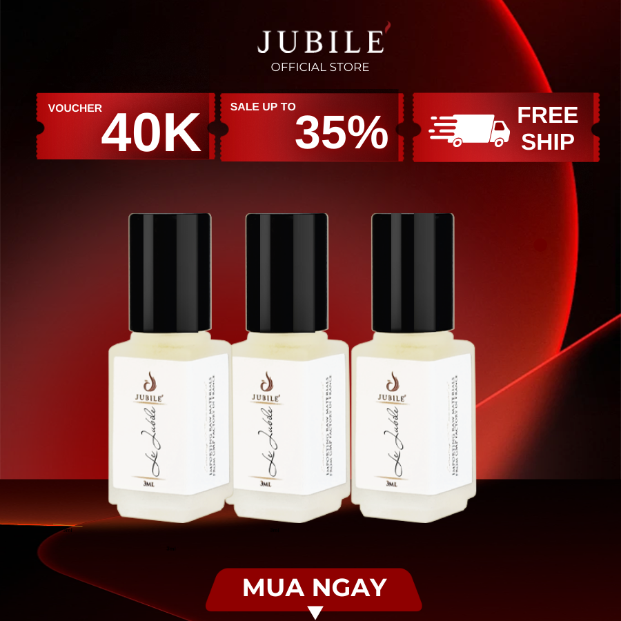 Combo 3 Chai Tinh dầu nước hoa Pháp Jubilé Nhẹ nhàng, Nữ tính Minisize Lăn 3ml