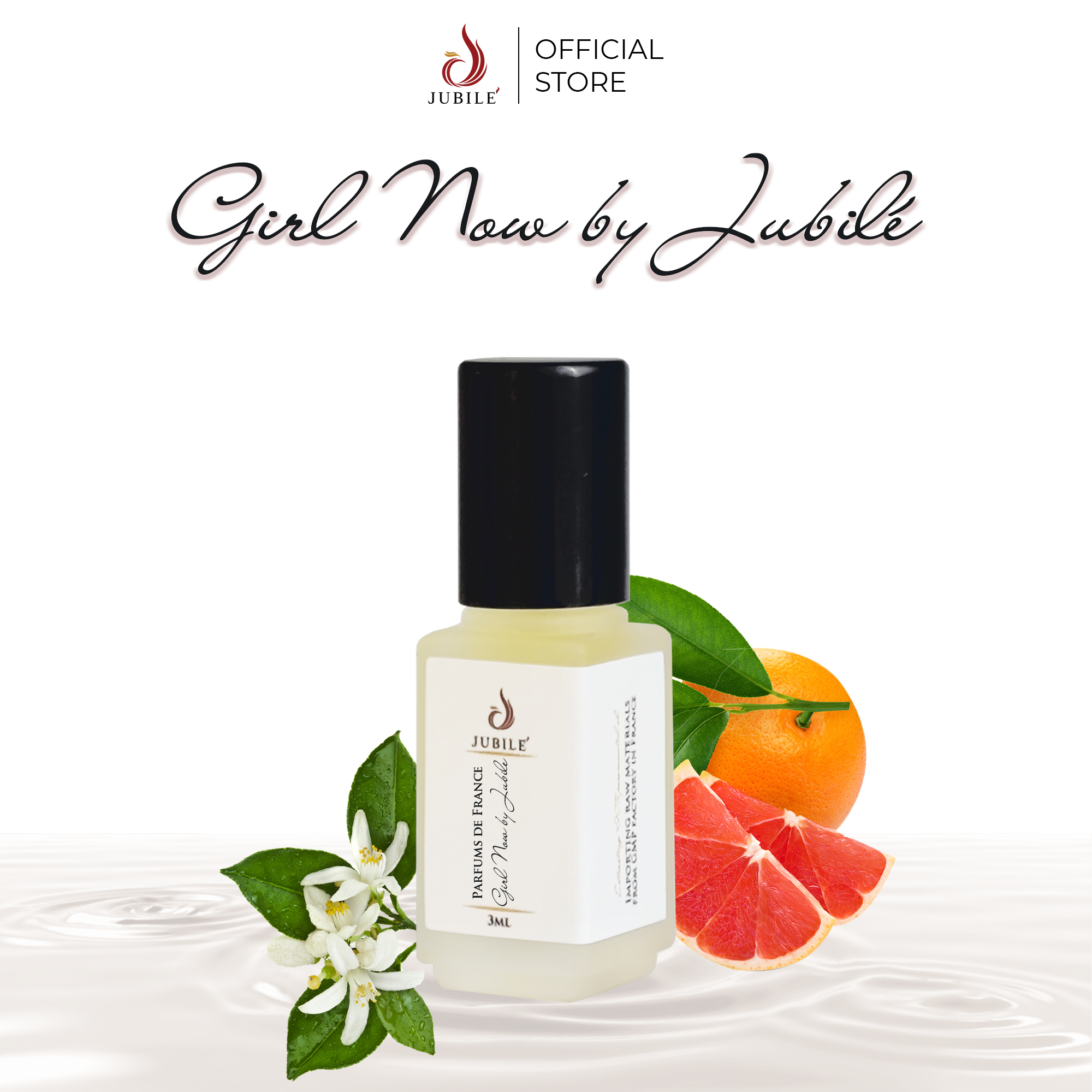 Girl Now by Jubilé - Tinh Dầu Nước Hoa Cao Cấp Mini Size 3ml Lăn