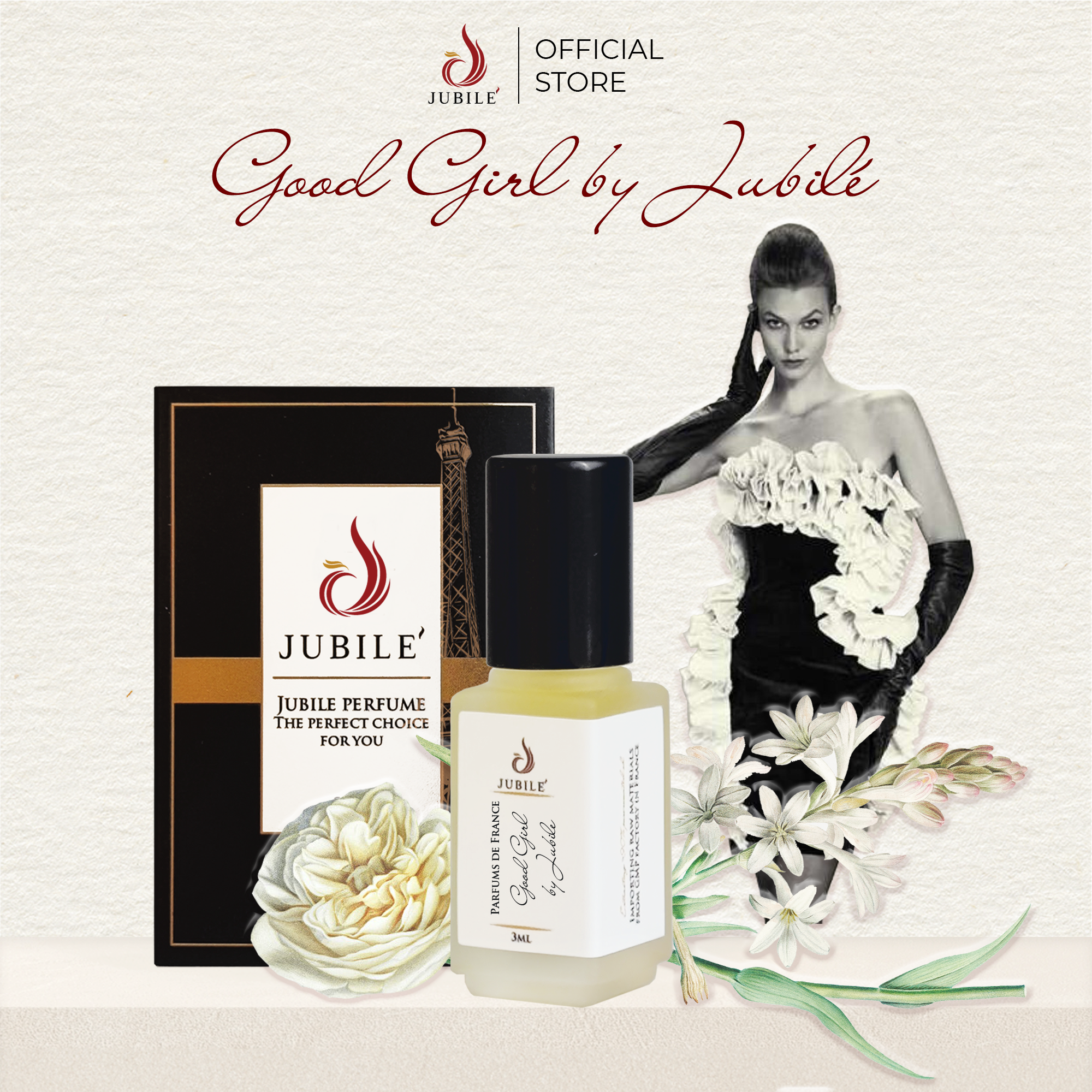 Good Girl by Jubilé - Tinh Dầu Nước Hoa Pháp Cao Cấp 3ml Lăn