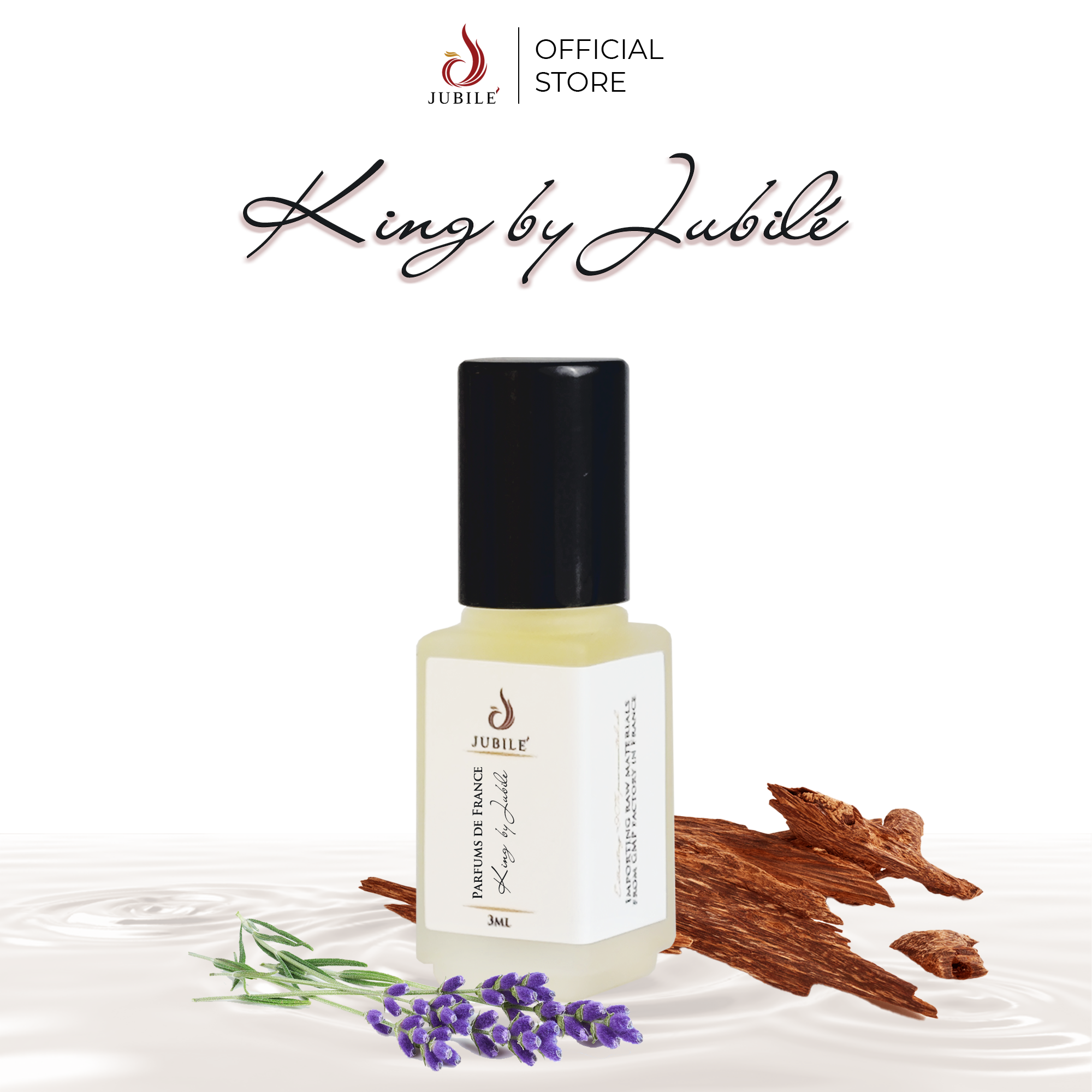 King by Jubilé - Tinh Dầu Nước Hoa Cao Cấp Mini Size 3ml Lăn