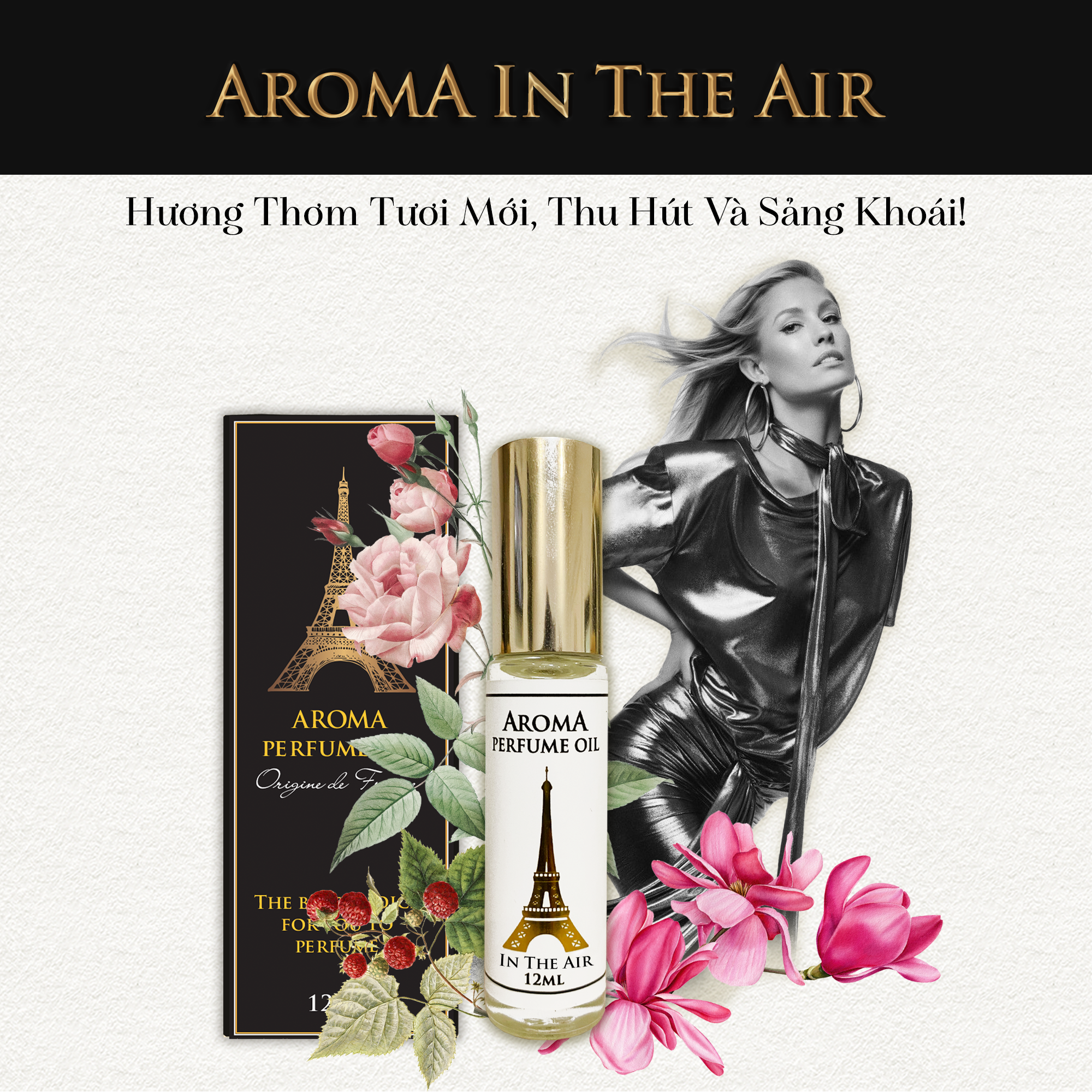Aroma In The Air – Tinh dầu nước hoa Pháp Nữ