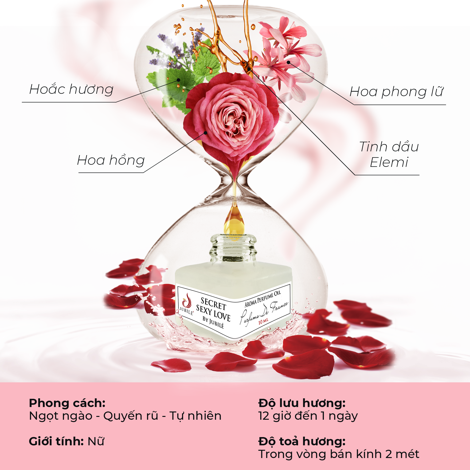 Combo 2 Nước Hoa Vùng Kín Tình Yêu Khử Mùi, Làm Thoáng Cô Bé, Quyến Rũ 10ml Nữ