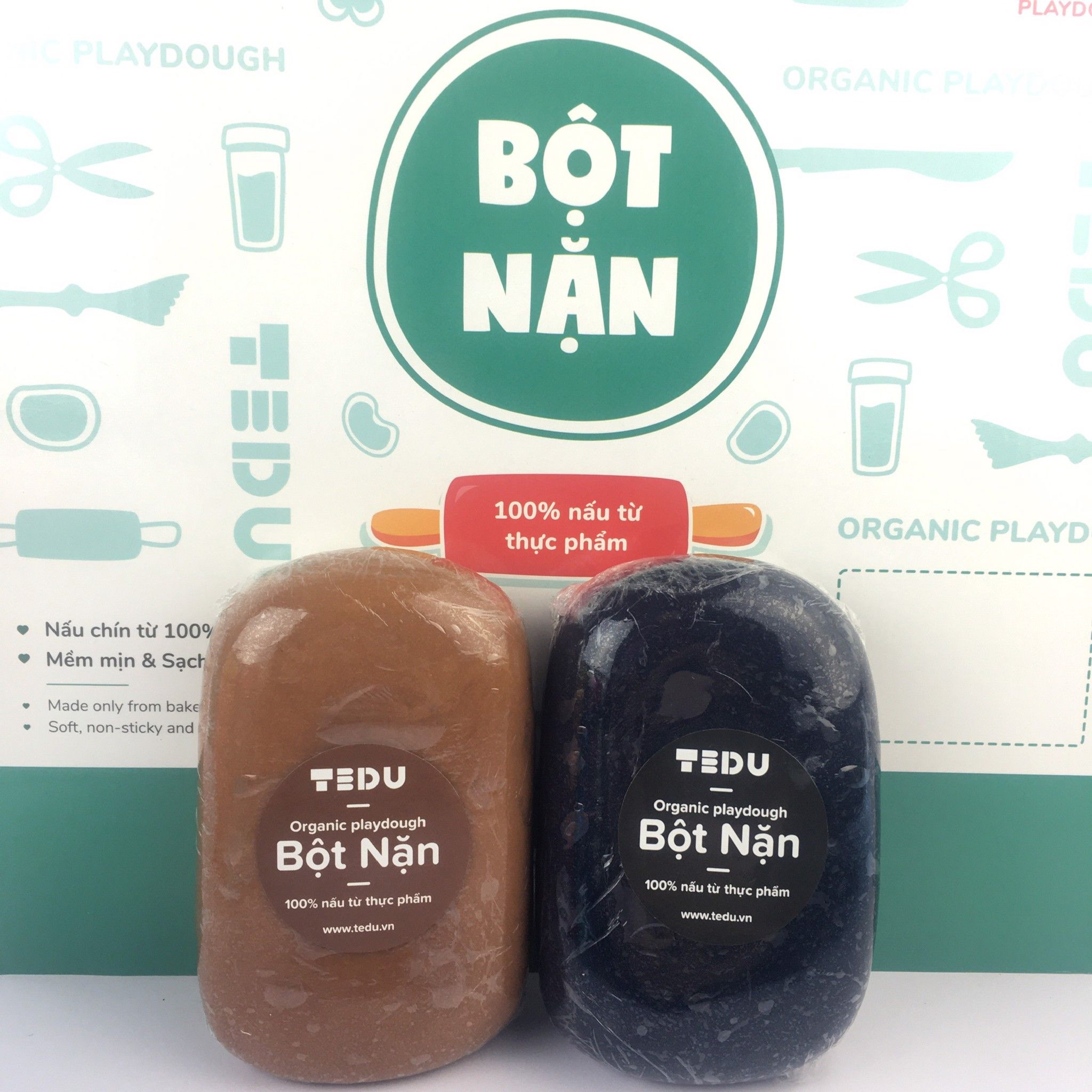  Bột nặn hộp 490gr - Bột nặn an toàn TEDU 