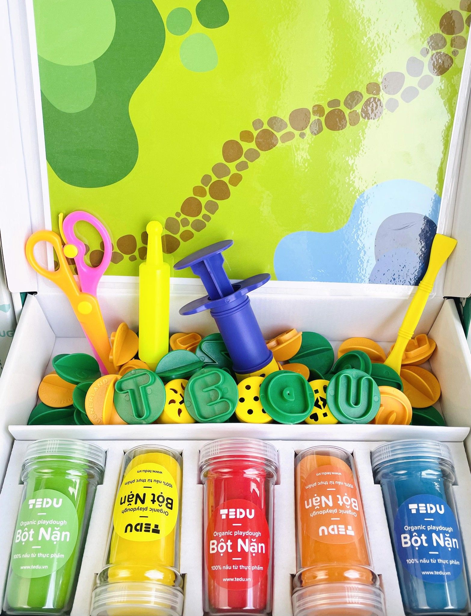 295-04 Bé học gì hôm nay? - Combo quà tặng Bột nặn an toàn TEDU