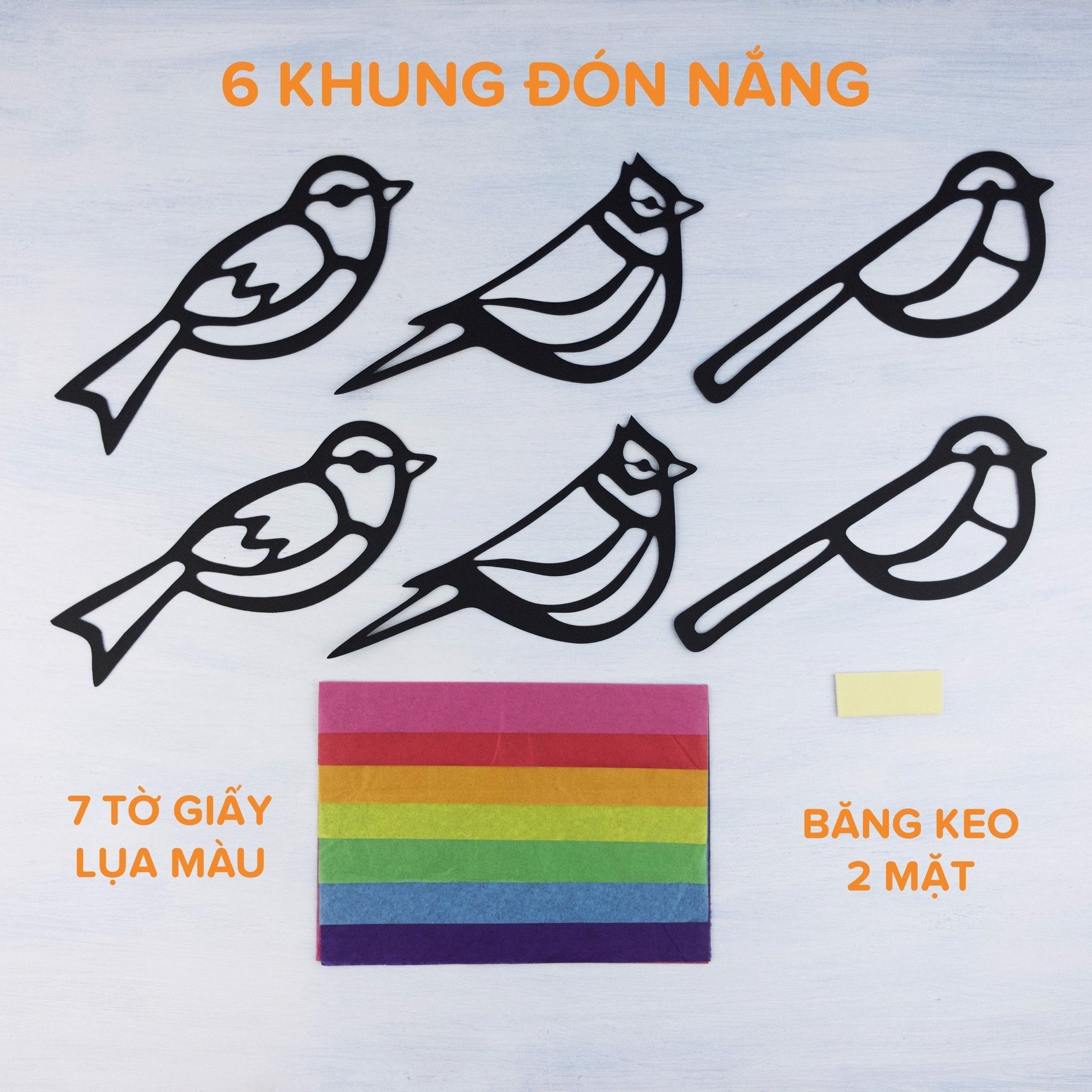Bộ Đón nắng Chim sâu - Đồ chơi thủ công mỹ thuật TEDU