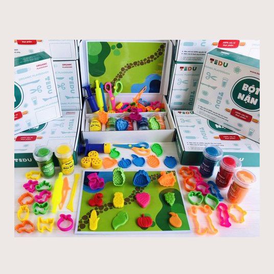 295-07 Bé ơi, quả gì thế? - Combo quà tặng Bột nặn an toàn TEDU