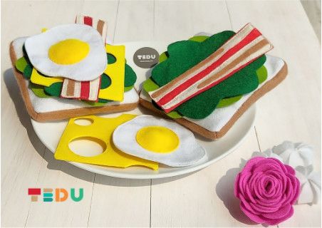 Combo Breakfast - Đồ chơi vải nỉ TEDU