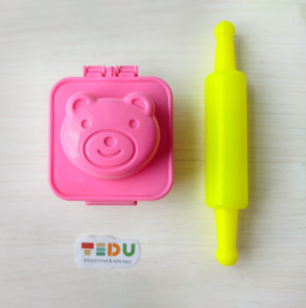 Khuôn 3D chơi kèm bột nặn an toàn TEDU