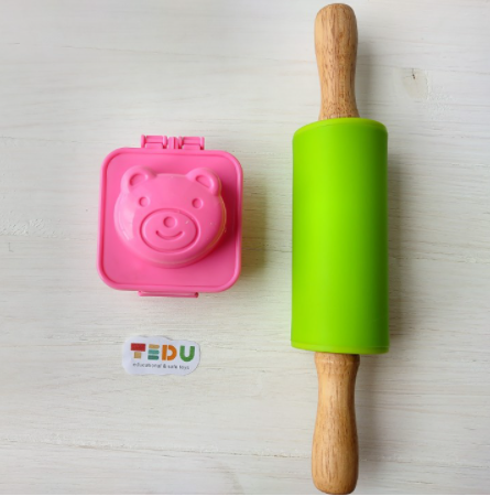 Khuôn 3D chơi kèm bột nặn an toàn TEDU