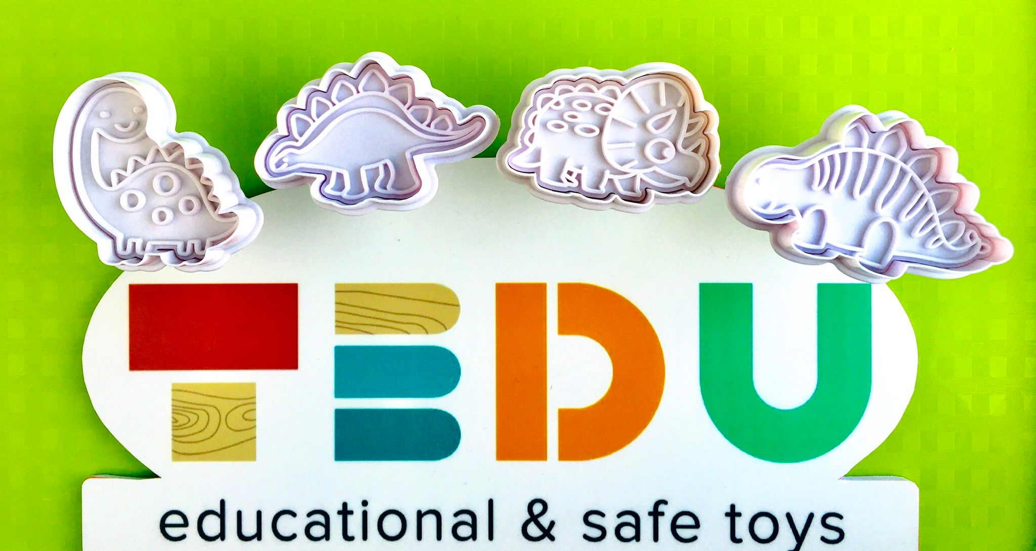 Khuôn Khủng long vây kiếm chơi kèm bột nặn an toàn TEDU