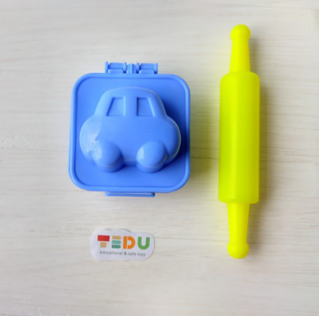 Khuôn 3D chơi kèm bột nặn an toàn TEDU