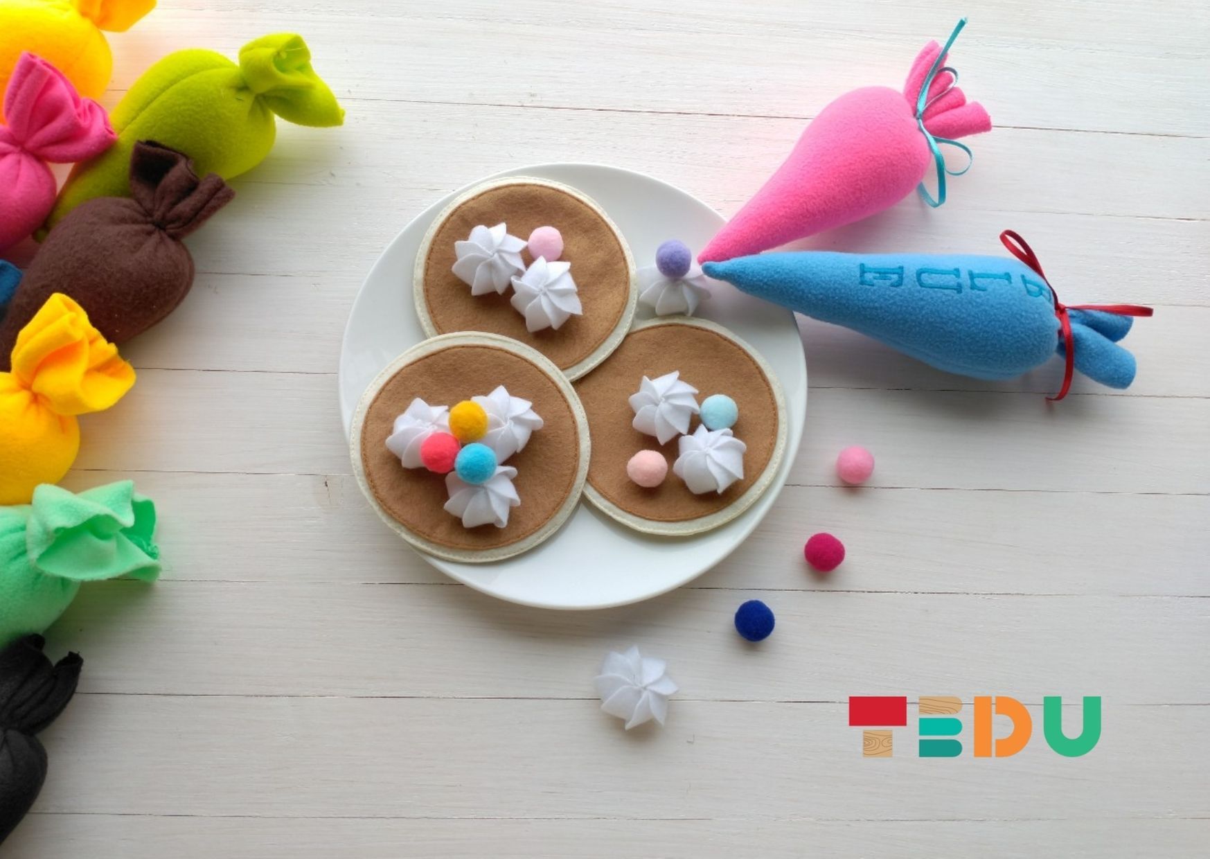 Combo Pancake - Đồ chơi vải nỉ TEDU