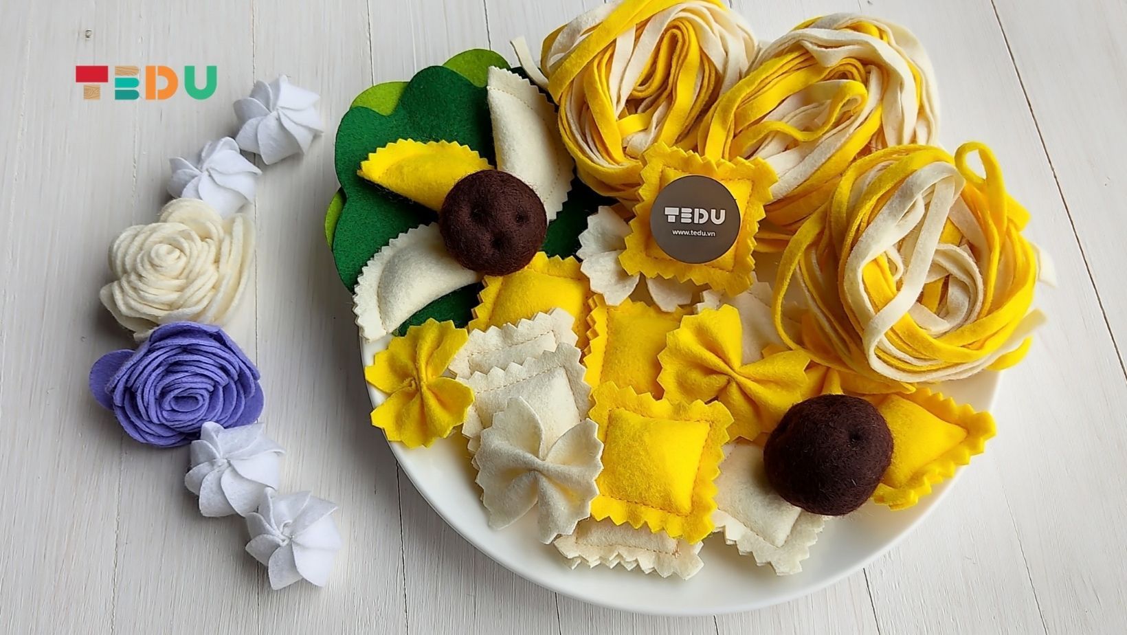 Combo Pasta - Đồ chơi an toàn vải nỉ Tedu