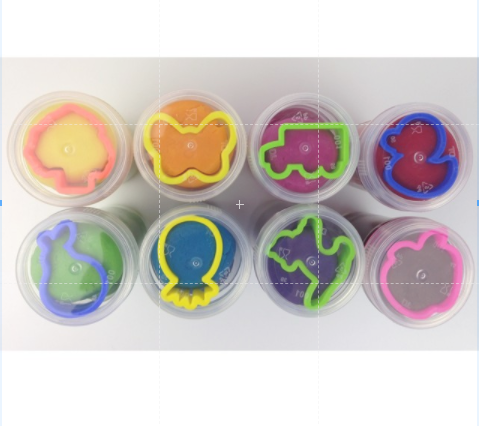 Bột nặn Set 8 (hủ 140gr) - Bột nặn an toàn TEDU