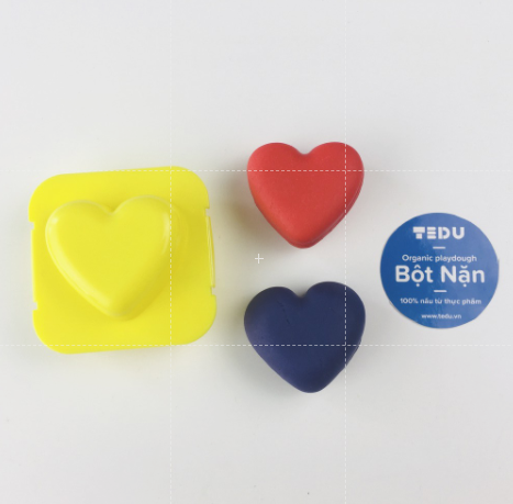 Khuôn 3D chơi kèm bột nặn an toàn TEDU