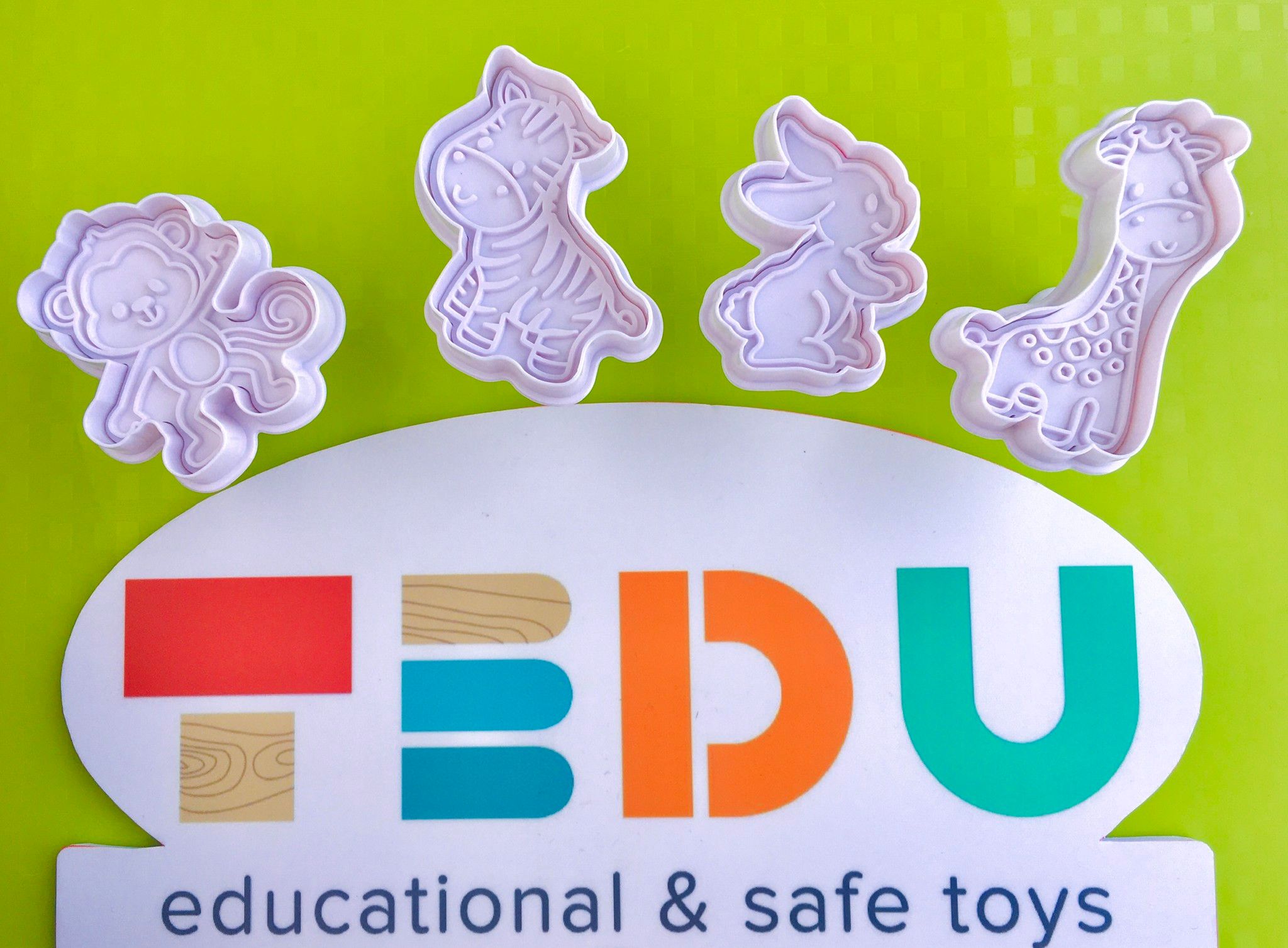 Khuôn Thế giới muôn loài lò xo chơi kèm bột nặn an toàn TEDU