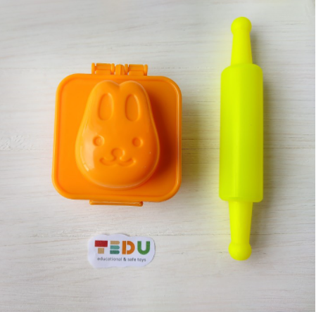 Khuôn 3D chơi kèm bột nặn an toàn TEDU
