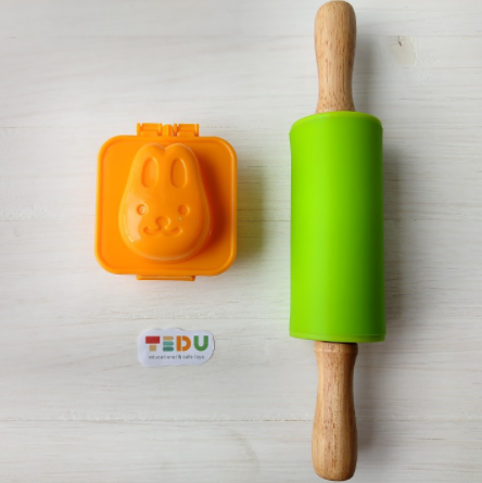 Khuôn 3D chơi kèm bột nặn an toàn TEDU