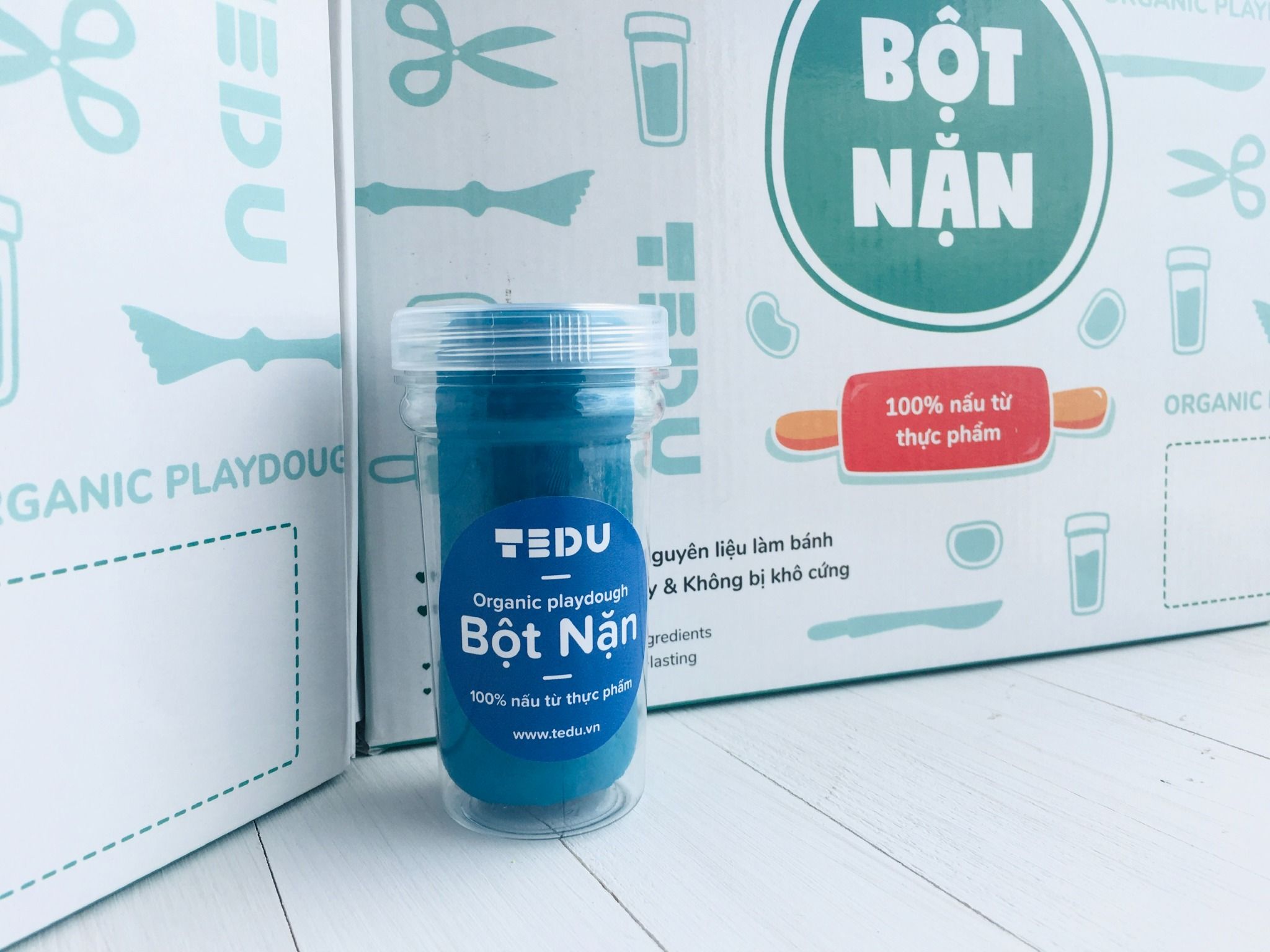 Bột nặn hủ 140gr - Bột nặn an toàn TEDU