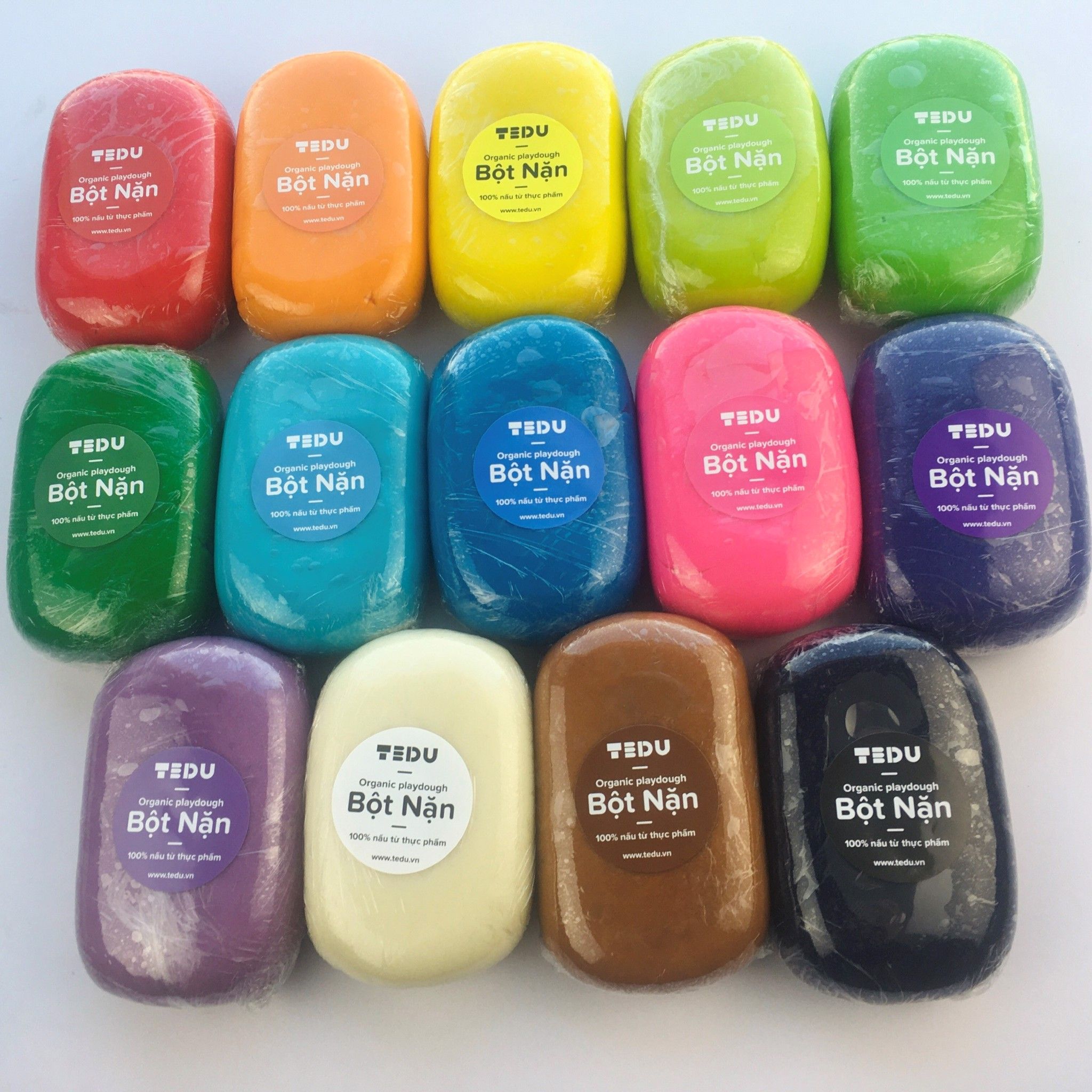 Bột nặn hộp 490gr - Bột nặn an toàn TEDU