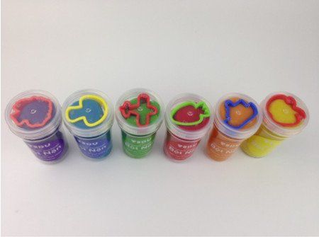 Bột nặn Set 6 (hủ 140gr) - Bột nặn an toàn TEDU