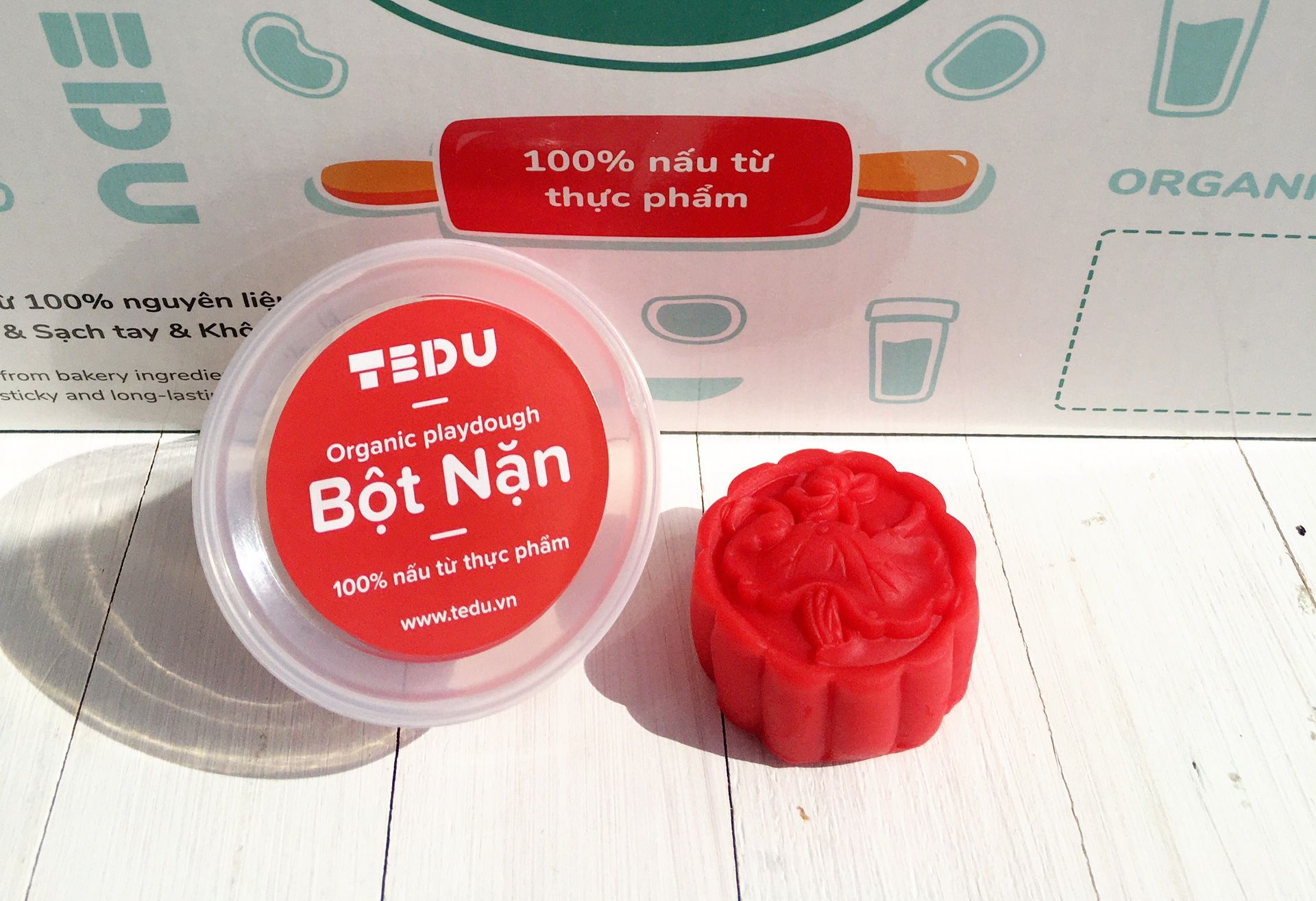  Bột nặn hủ 70gr - Bột nặn an toàn TEDU 