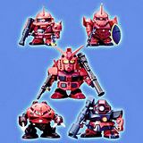 SD BB Char's Customize MS Collection Set - SD Gundam G Generation F