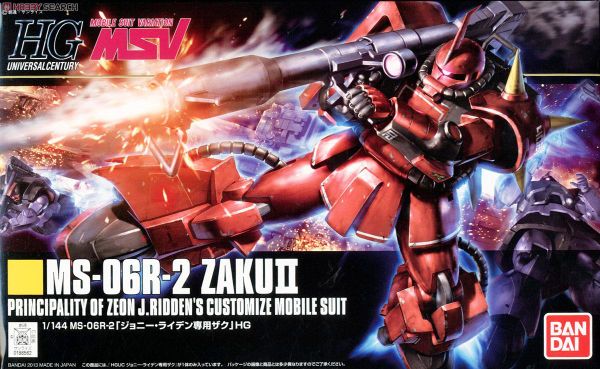 1/144 HGUC MS-06R-2 ZAKU 2 JOHNNY RIDDEN CUSTOM