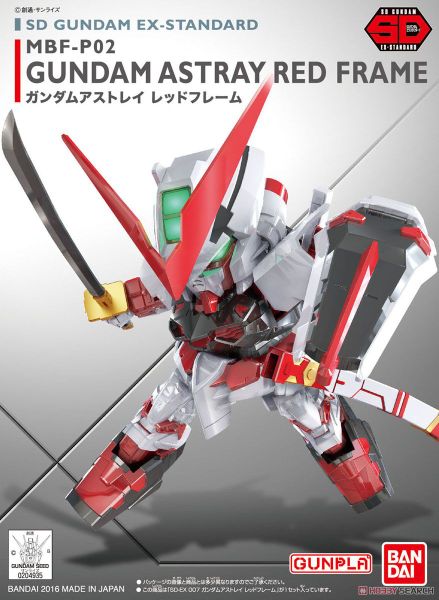 SD GUNDAM EX-STANDARD 007 GUNDAM ASTRAY RED FRAME