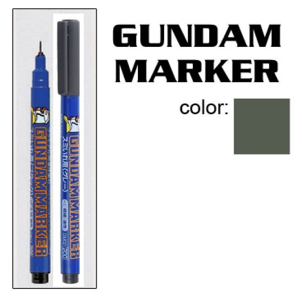 Bút Kẻ Line Mô Hình Gundam Marker GM02 - GRAY