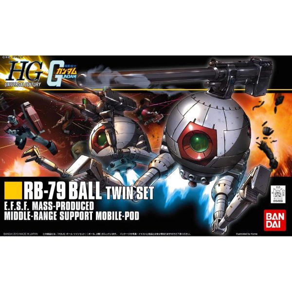 HG UC 1/144 RB-79 Ball Twin Set