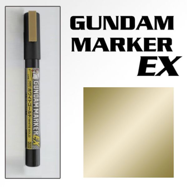 Bút Sơn Mô Hình Gundam Marker EX XGM07 - WHITE GOLD