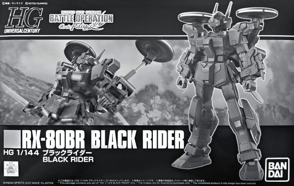 HG UC 1/144 Black Rider