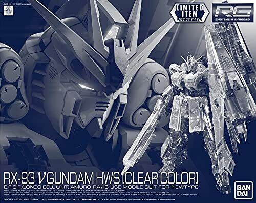 RG 1/144 RX-93 Nu Gundam HWS - Clear Color
