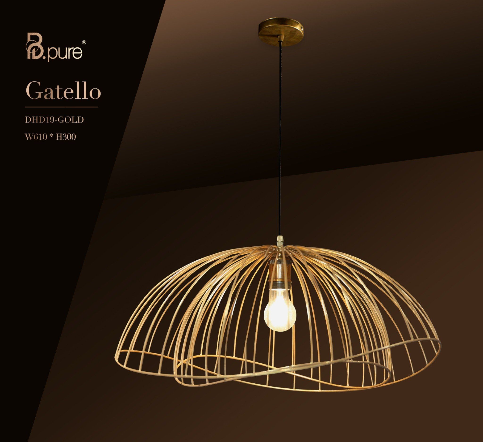 Đèn thả hiện đại GATELLO-DHD19-V
