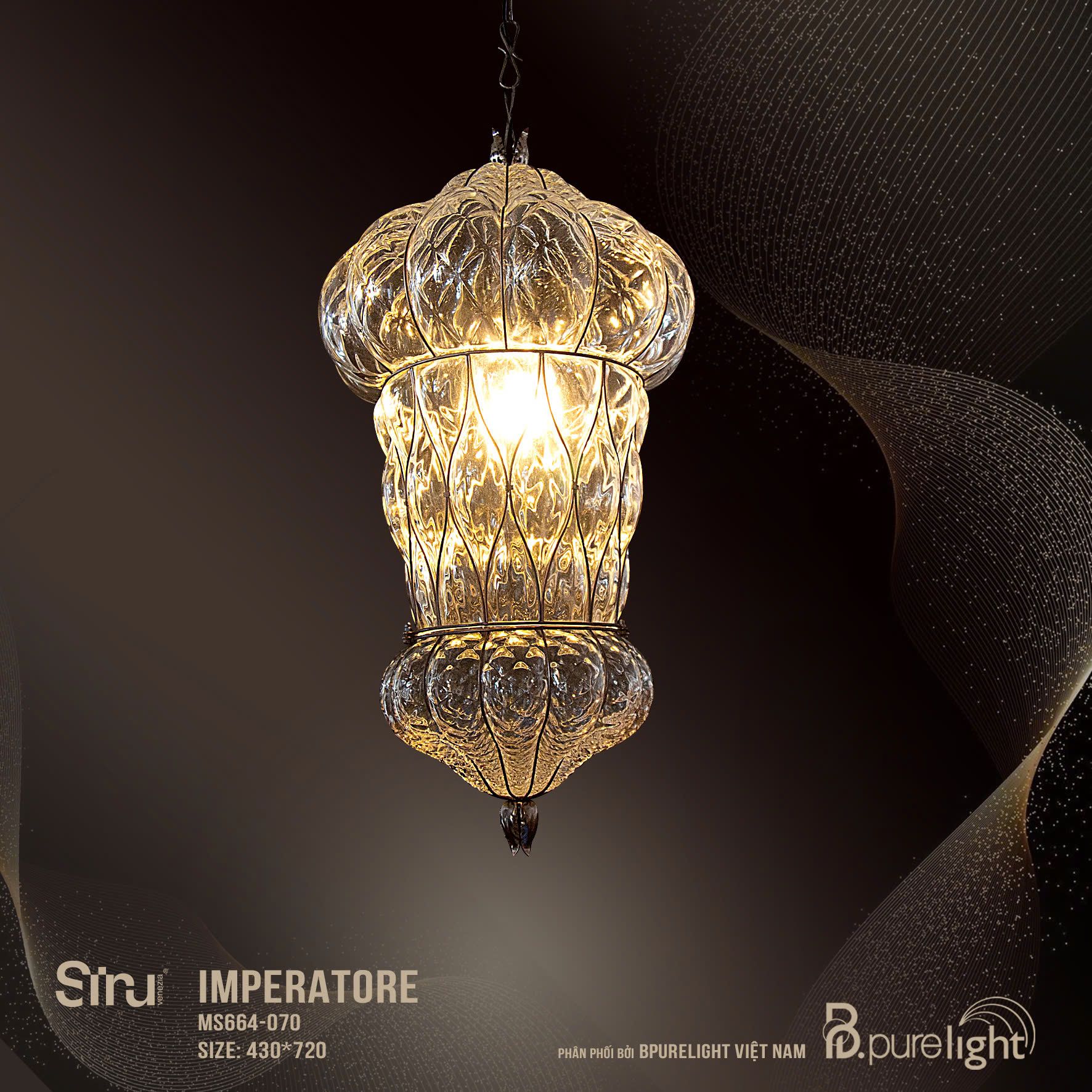 Đèn trang trí Imperatore - MS664 - 070